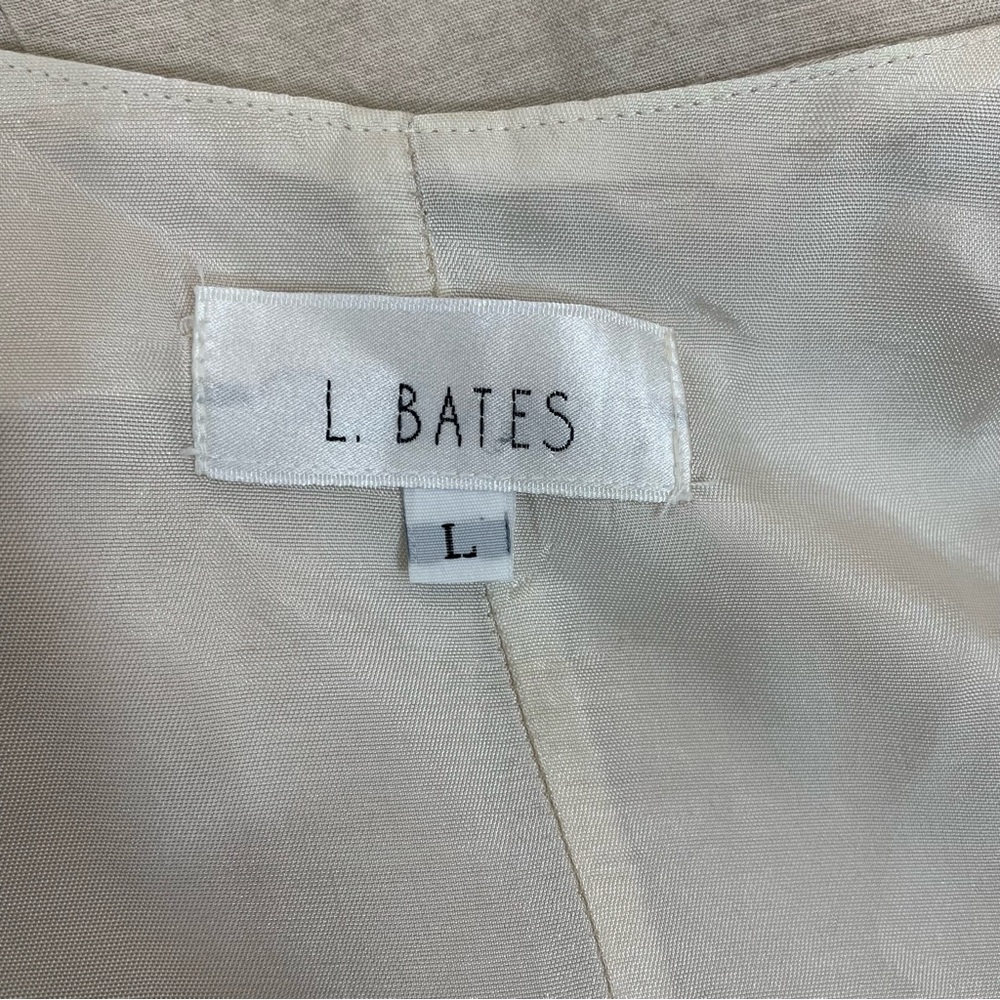 L. Bates Flax Tencel Sleeveless Maxi Dress - Picture 4 of 7